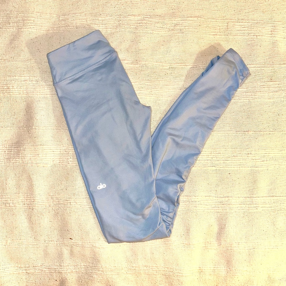 Alo Yoga Idol Legging UV Blue Glossy
